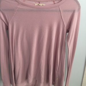 Long sleeve pink shirt